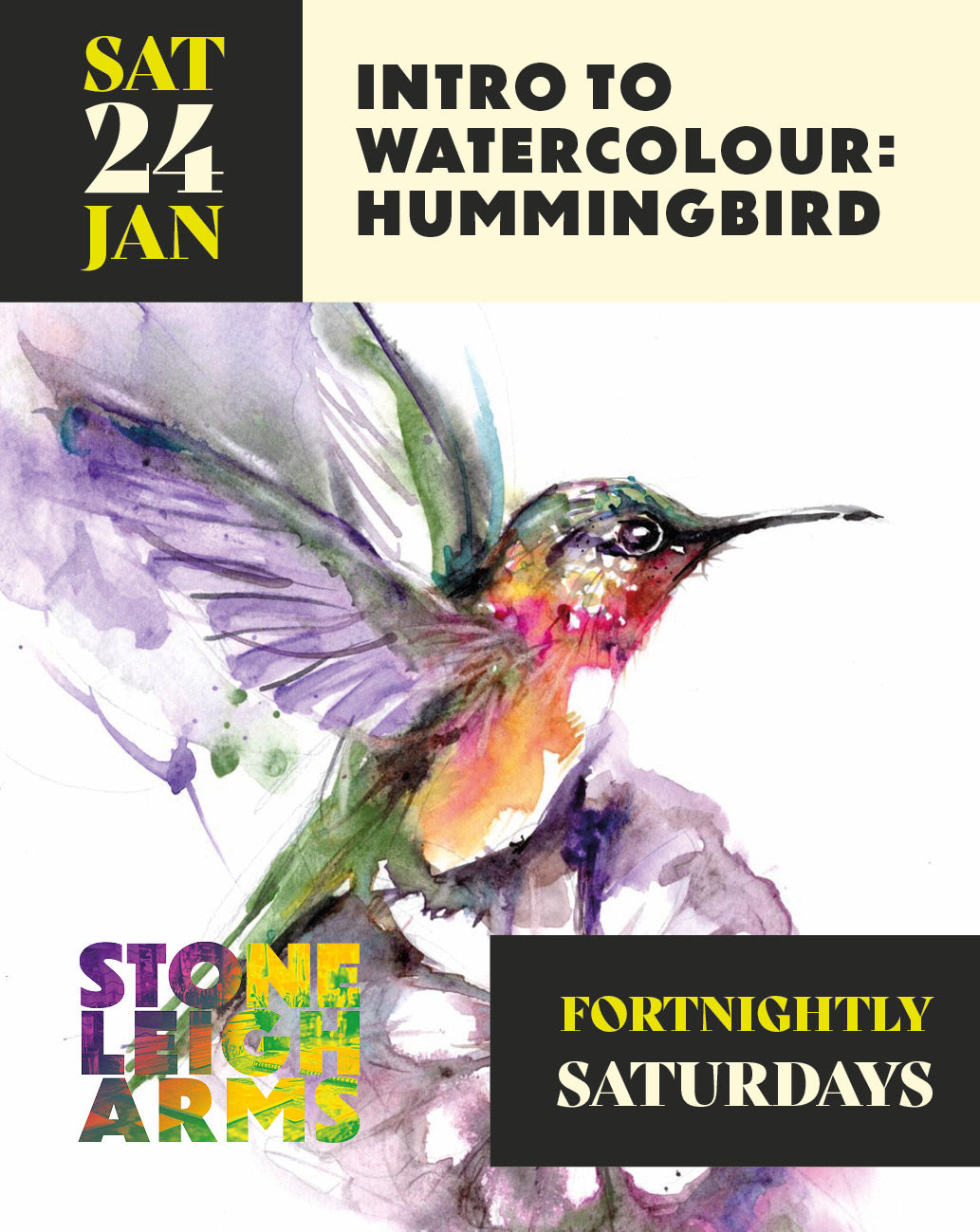 Intro to Watercolour Painting: Hummingbird