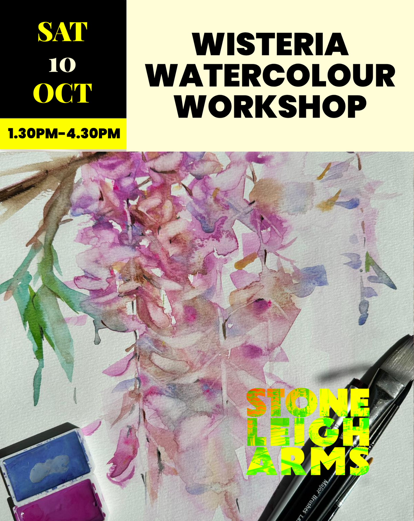 Floral Watercolour Workshop | Saturday October 10th