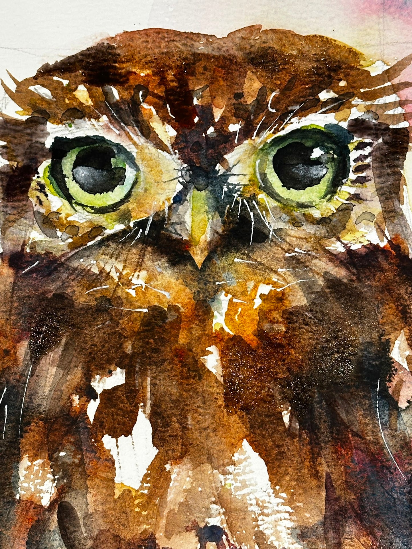 Intuitive Owl Watercolour Workshop | Saturday September 12th
