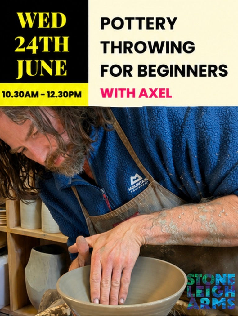Beginners Pottery Throwing Class | Wed 24 June