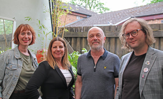 4 adults, two of whom are directors of Lighthaus Arts (Cassie Leedham and Maddie Webb) and 2 of whom are directors of LAMP (Timothy Ellis and Pip Burley)