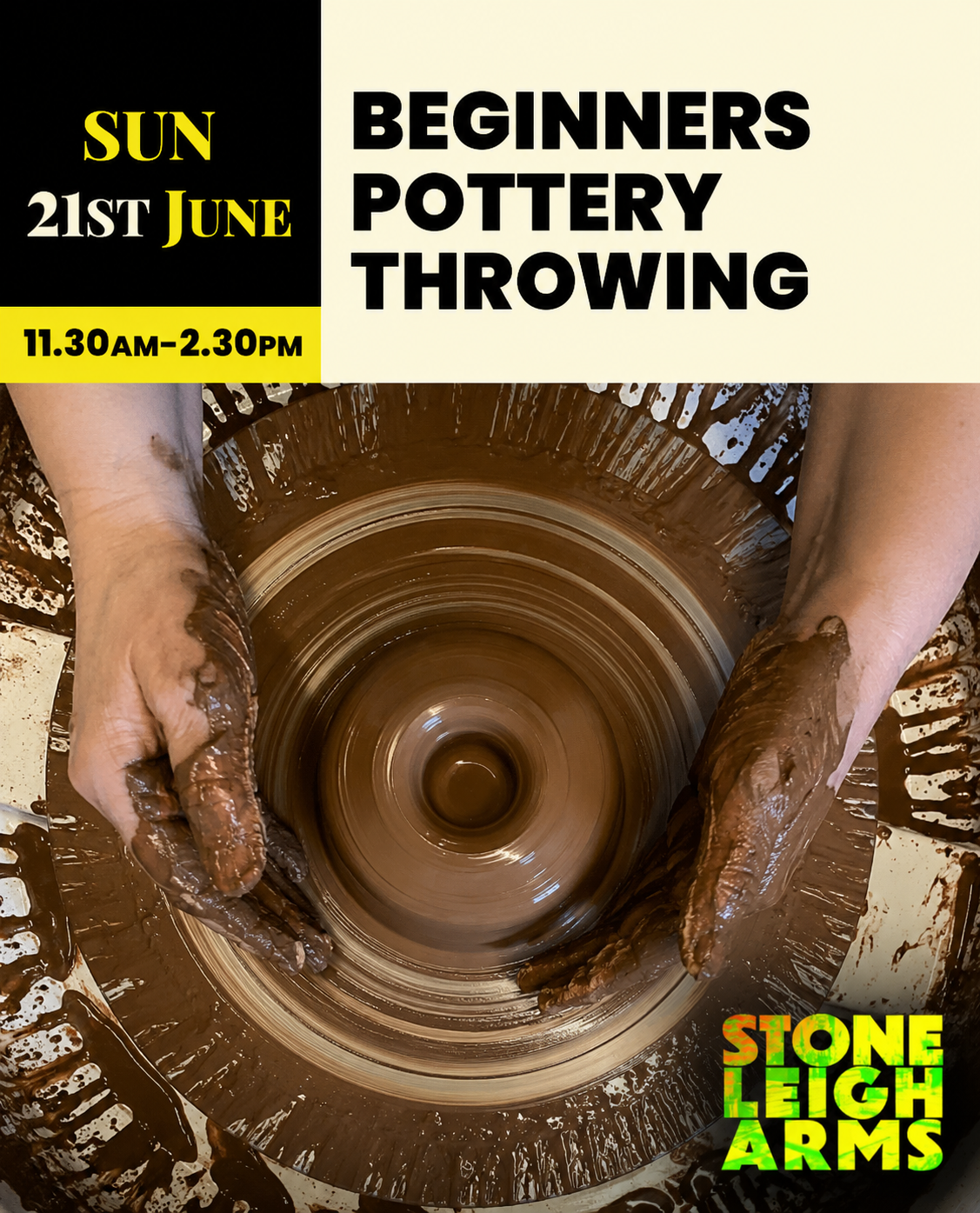 Beginners Pottery Throwing Sundays | Sunday 21 June