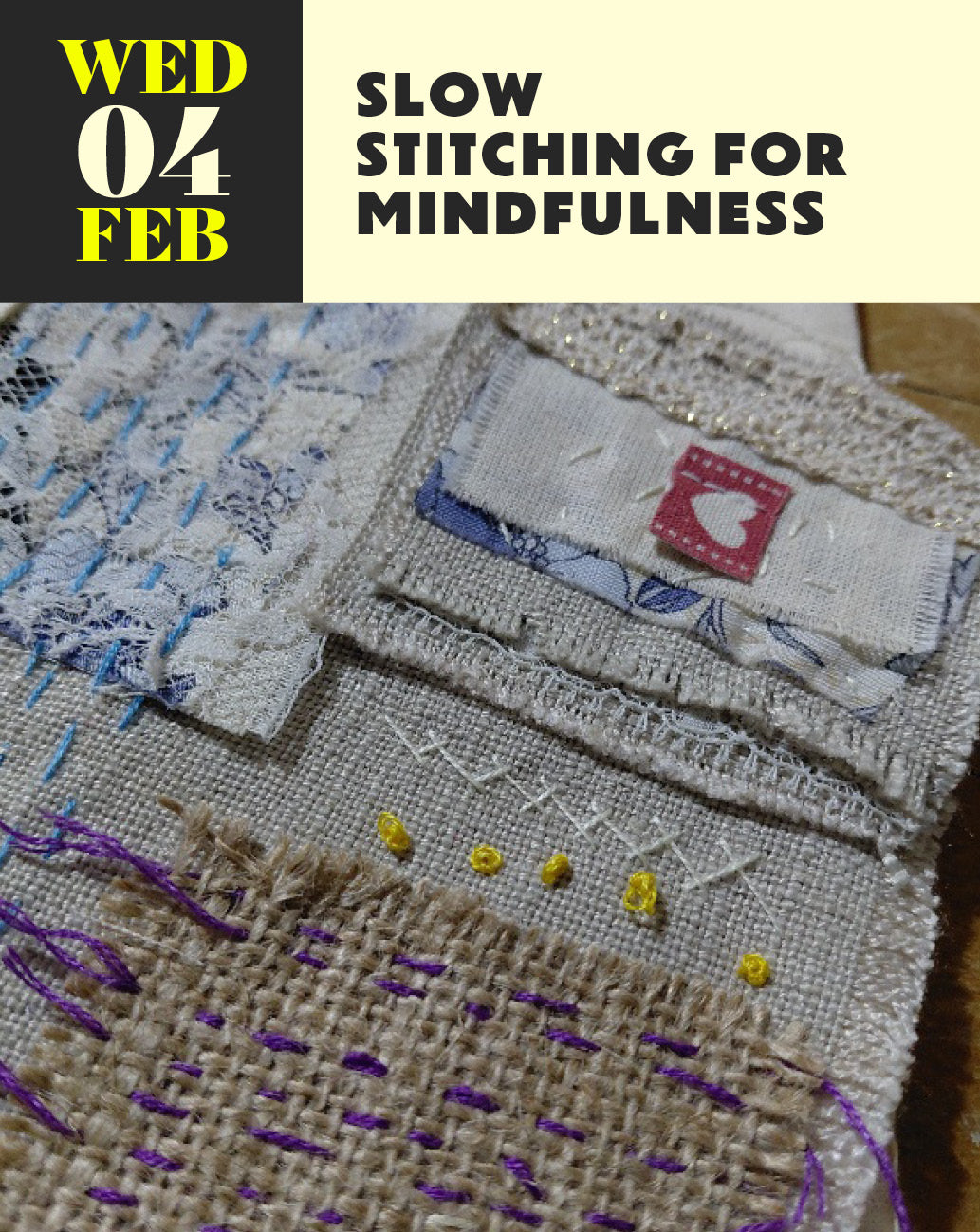 Slow Stitching for Mindfulness