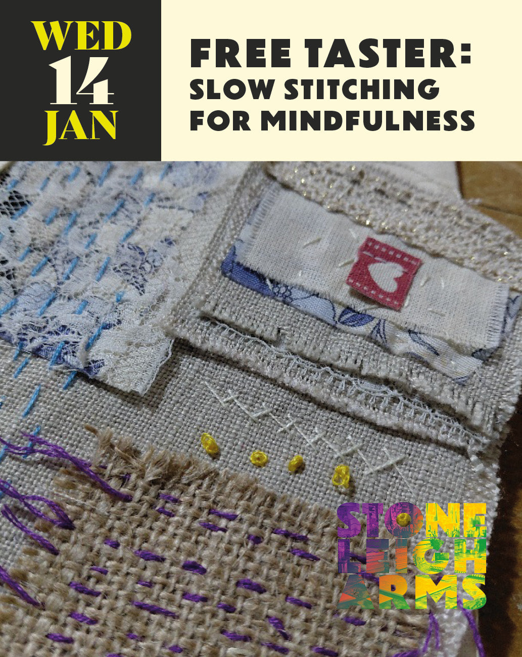 FREE TASTER: Slow Stitching for Mindfulness