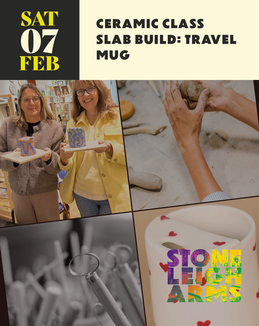 Ceramic class: slab build a travel mug