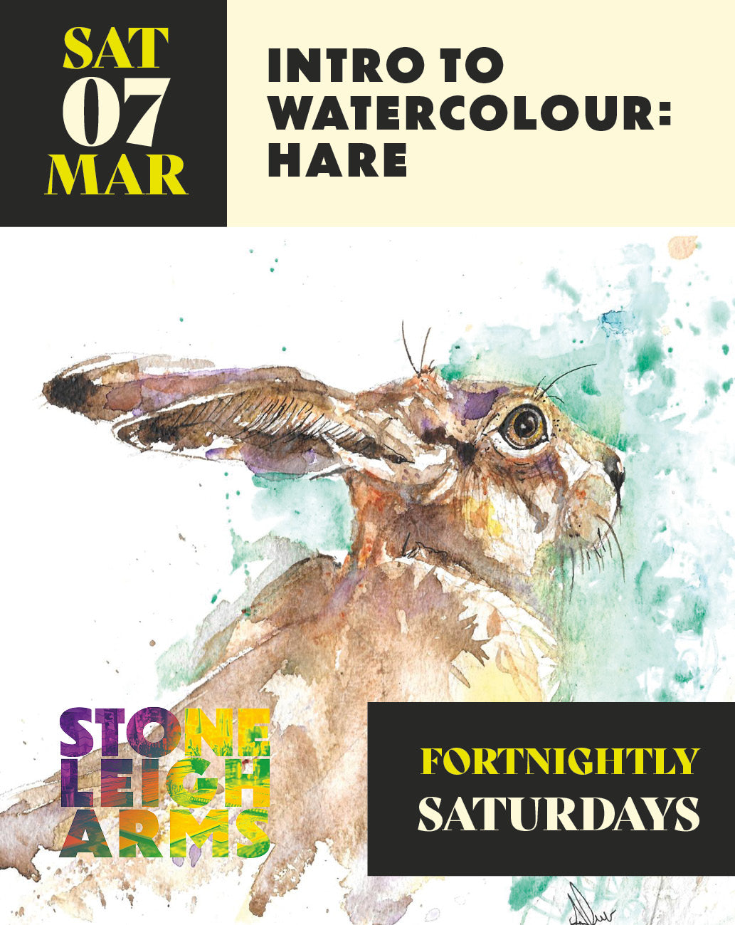 Intro to Watercolour: Hare