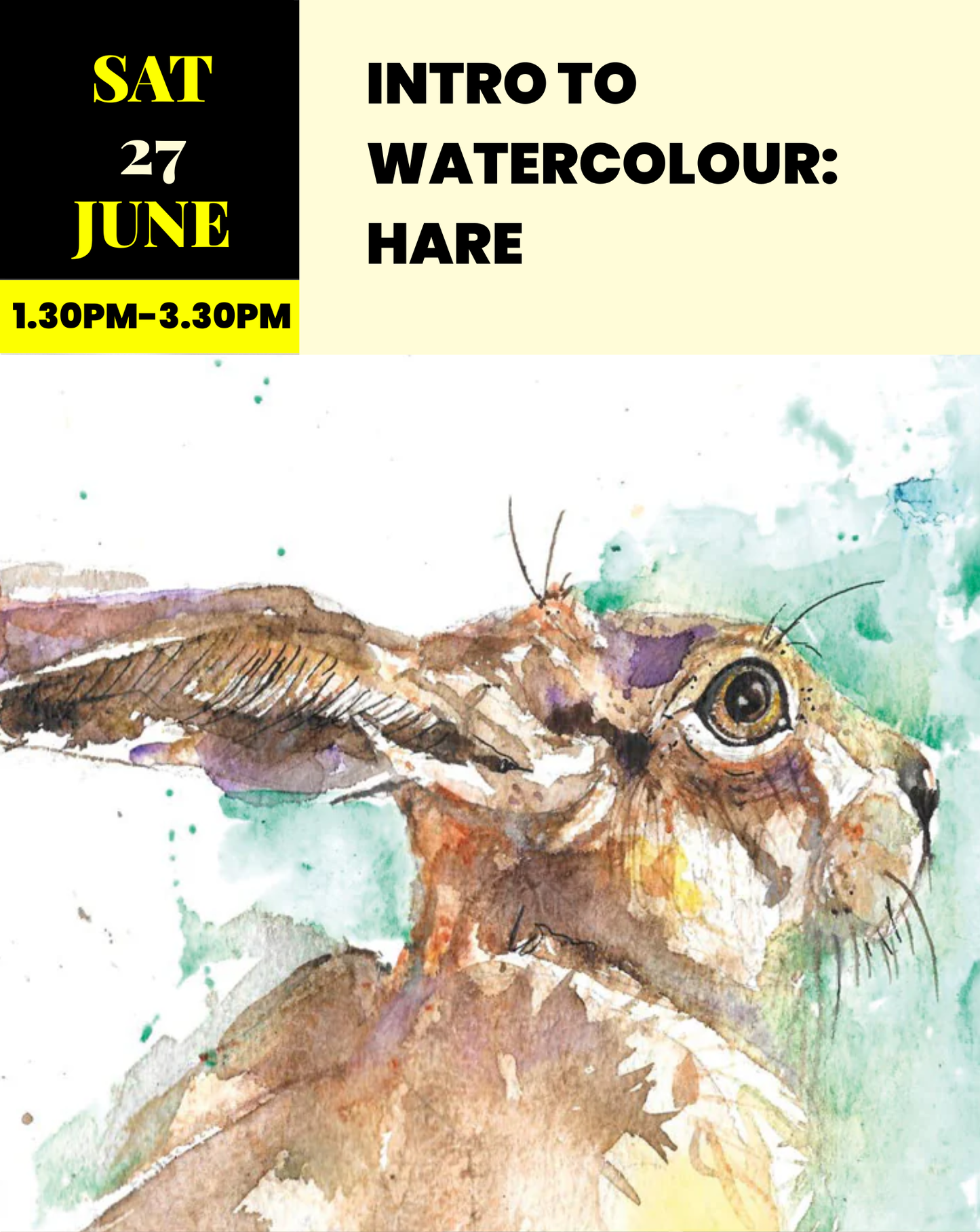 Intro to Watercolour: Hare