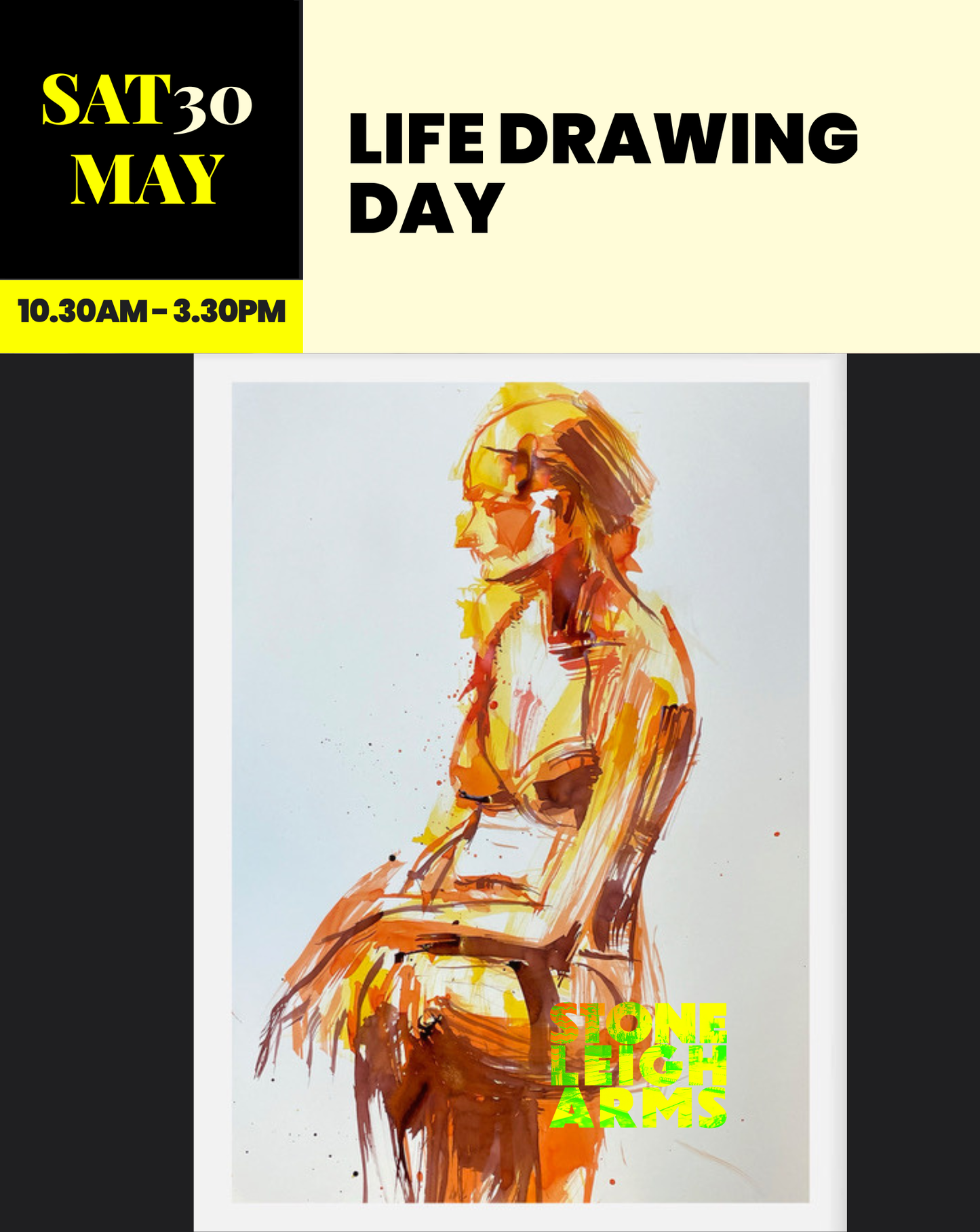 Life Drawing Day with Julie Swinsco | Sat 30 May