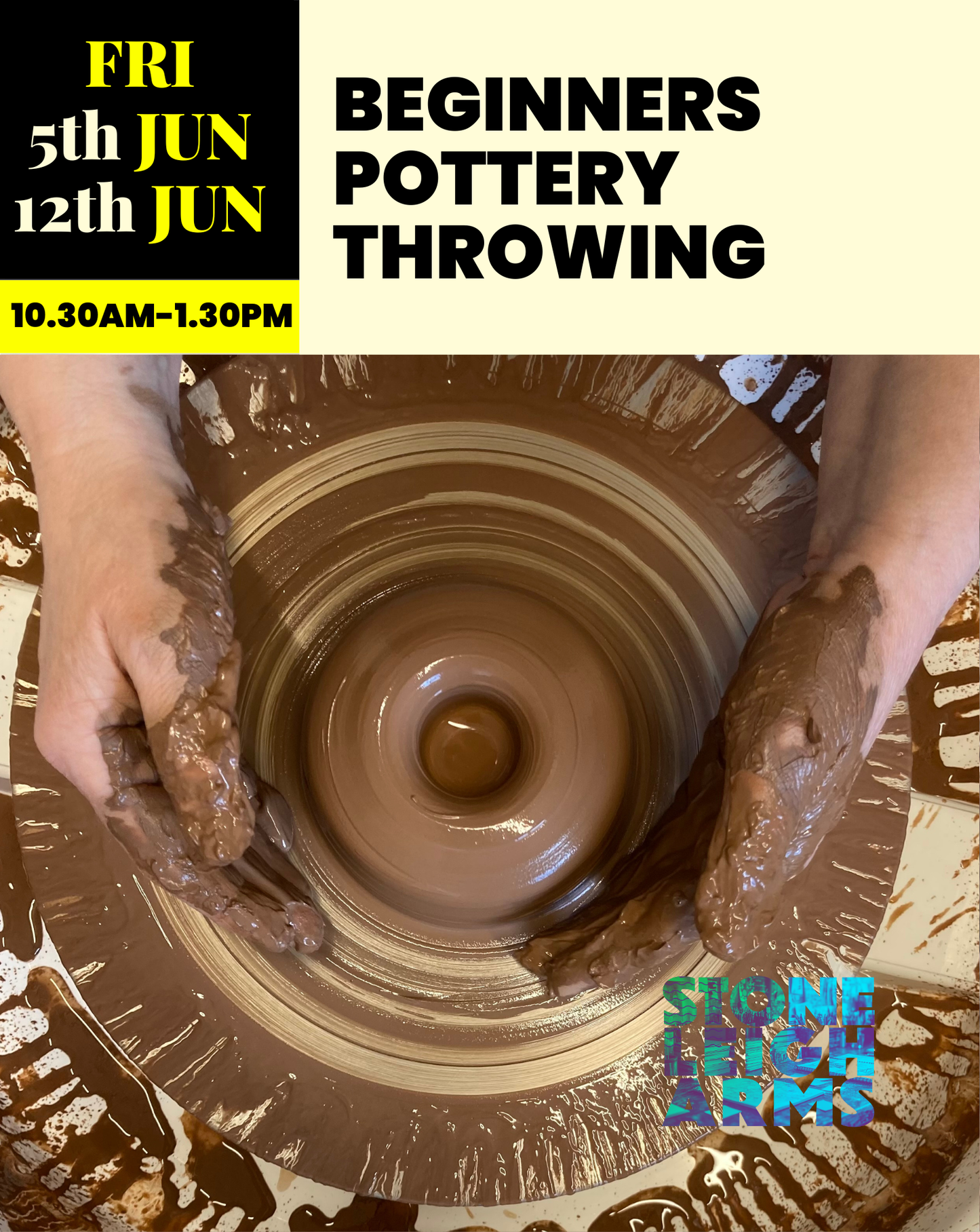 Beginners Pottery Throwing Fridays | Starting Fri 5 June