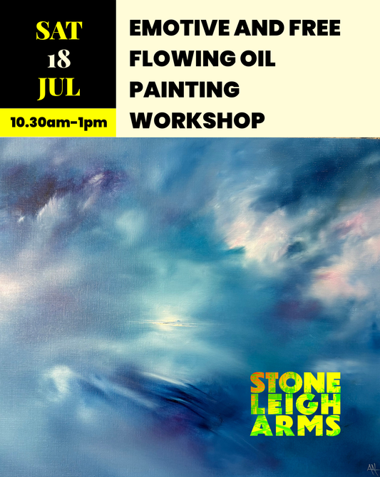 Emotive and Free Flowing Oil Painting Workshop - Abstract