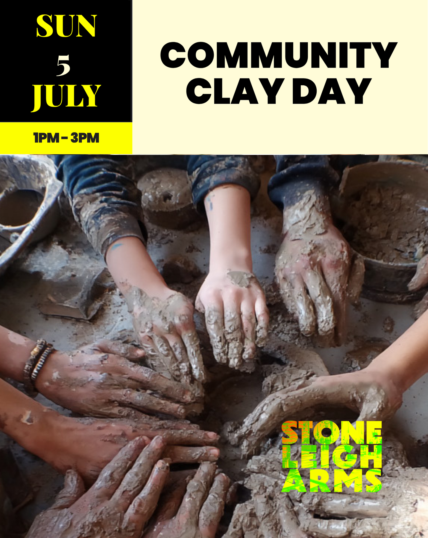 Community Clay Day - FREE! | Postponed from Sun 28 June to Sun 5 July