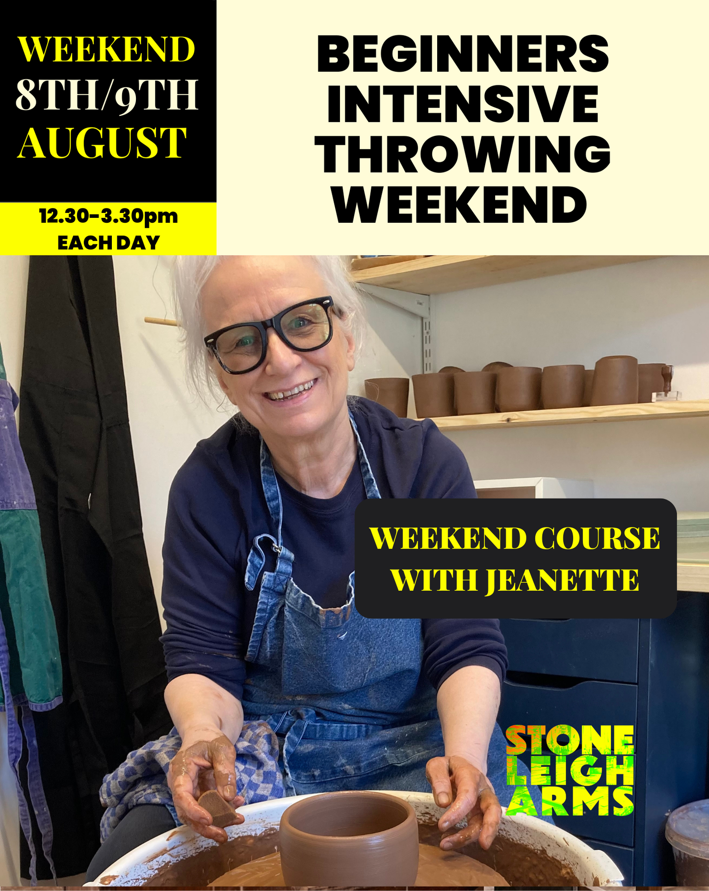 Beginners Intensive Throwing Weekend | Saturday 8 August and Sunday 9 August