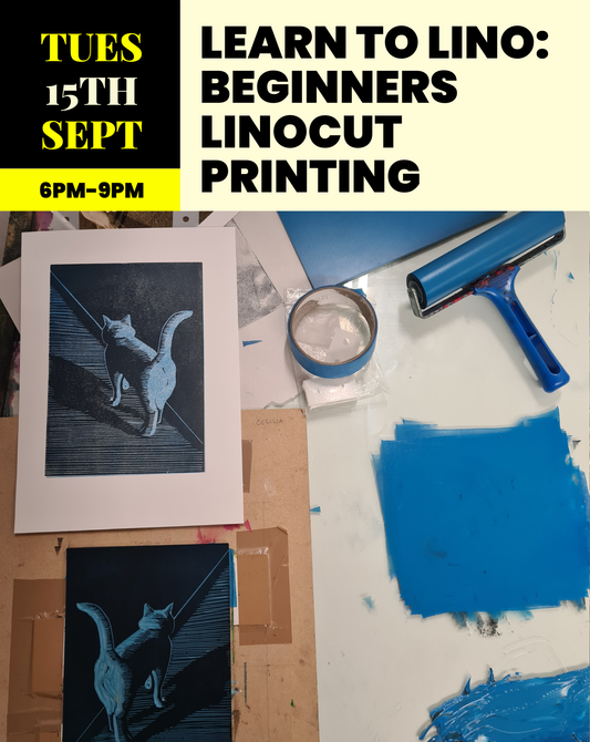 Learn to Lino - Beginners Linocut Printmaking | Tuesday 15th September