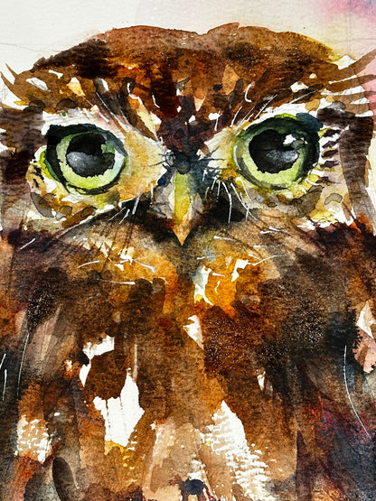 Intuitive Owl Watercolour Workshop | Saturday September 12th