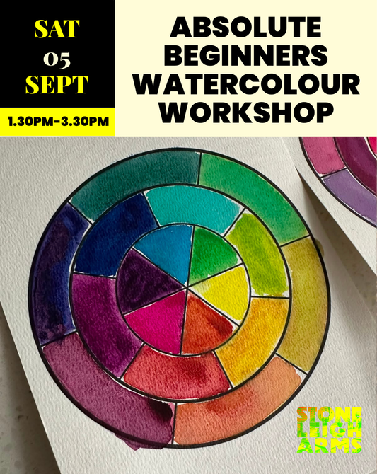Absolute Beginners Watercolour Workshop | Saturday September 5th