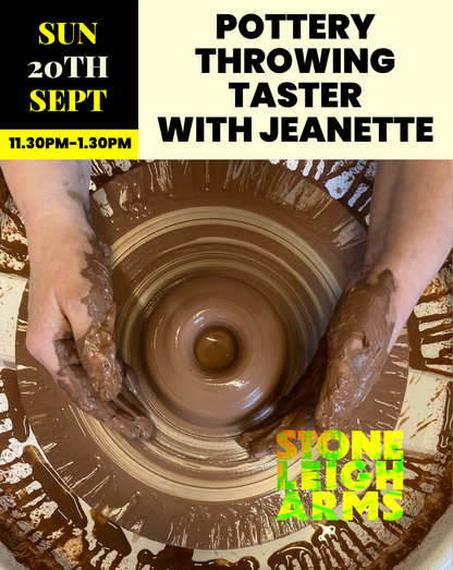 Pottery Throwing Taster | Sunday 20th September