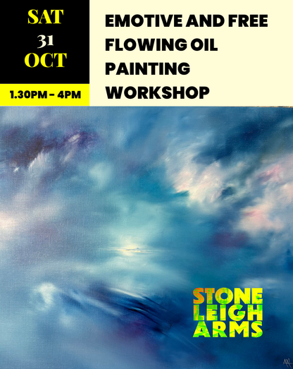 Emotive and Free Flowing Oil Painting Workshop | Saturday 31st October
