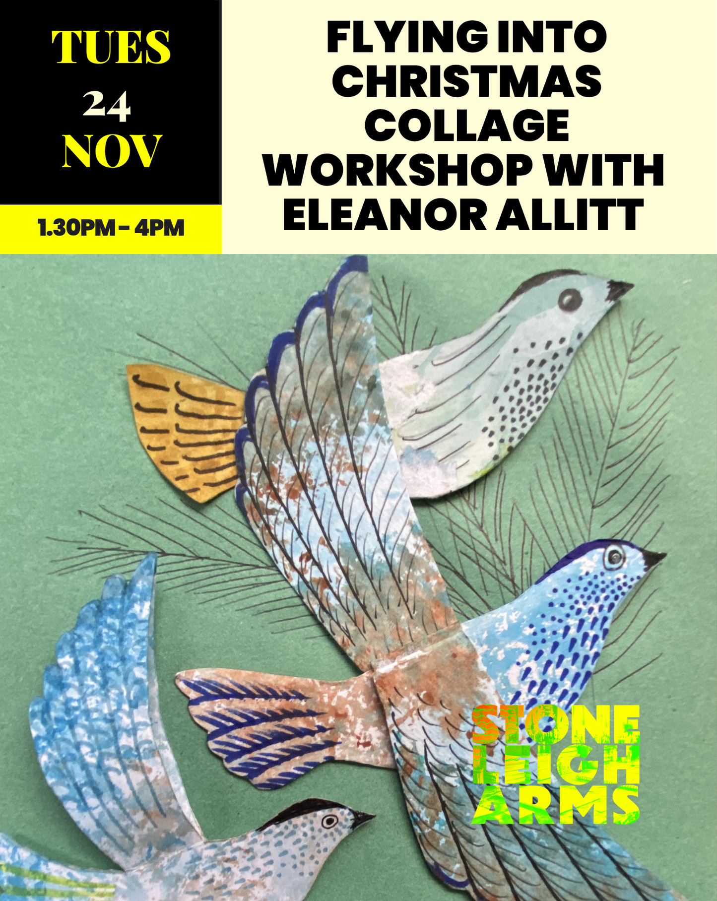 Flying into Christmas Collage Workshop | Tuesday 24th November
