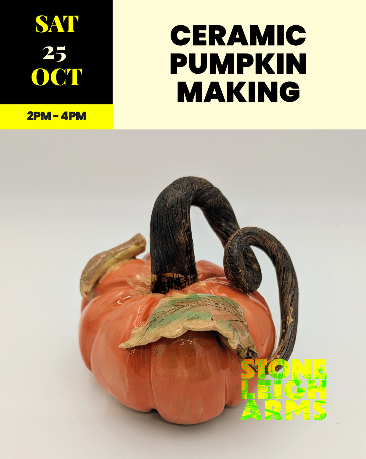 Family Ceramic Pumpkin Making | Saturday 25th October