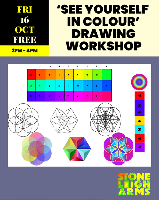 'See Yourself In Colour' FREE TASTER Drawing Workshop | Friday 16th October