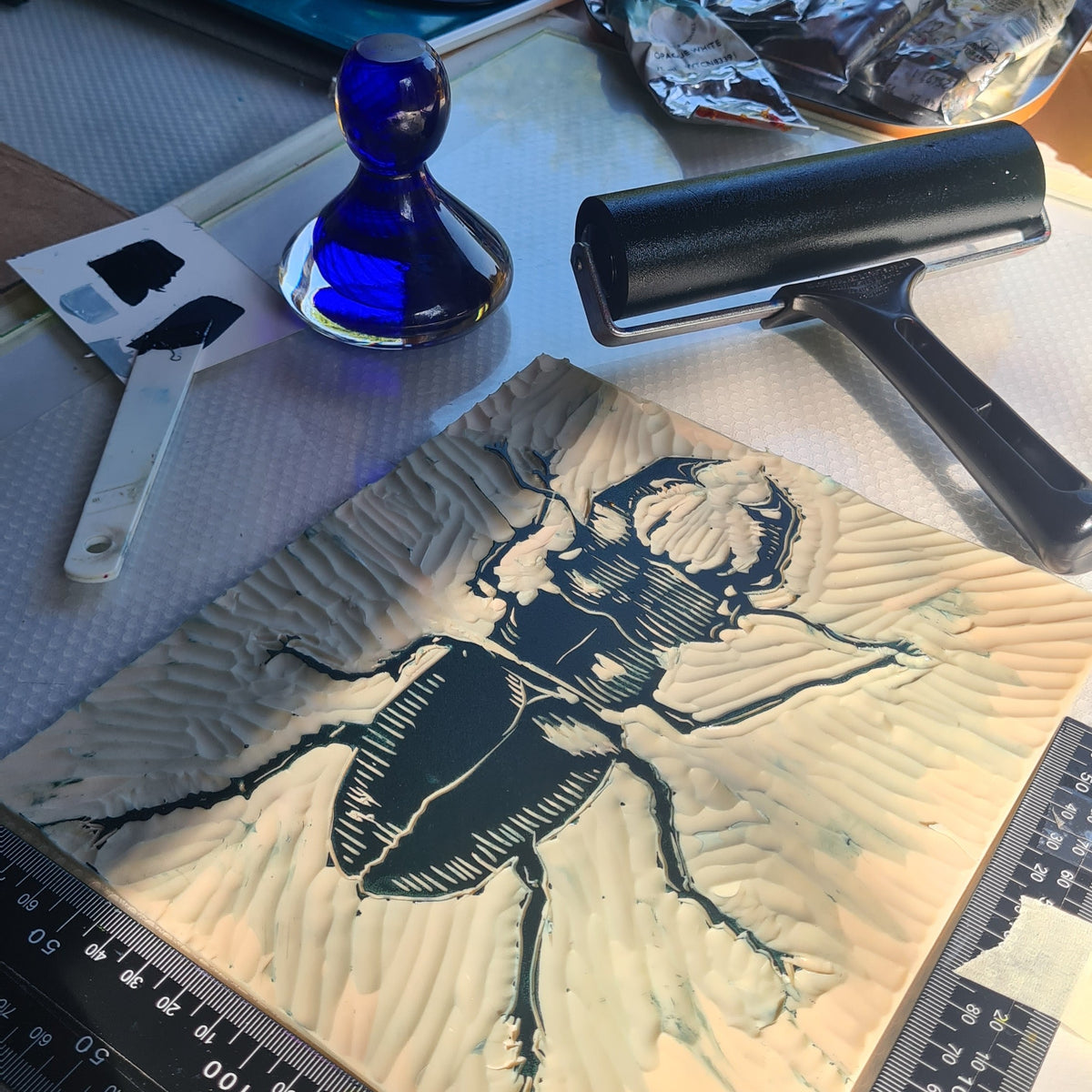 Follow On Linocut Printing: 2 Week Course | Tuesday 10 & 17 November