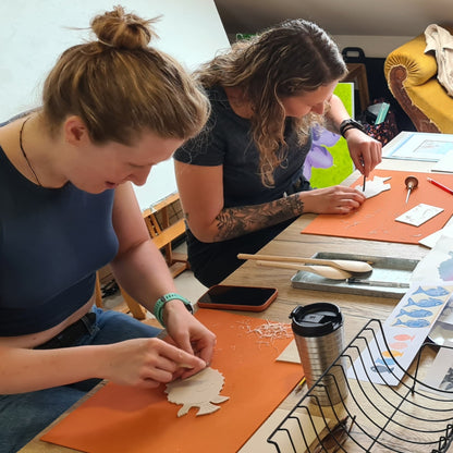 Follow On Linocut Printing: 2 Week Course | Tuesday 10 & 17 November