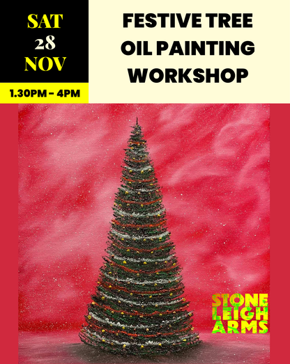 Festive Tree Oil Painting Workshop | Saturday 28th November