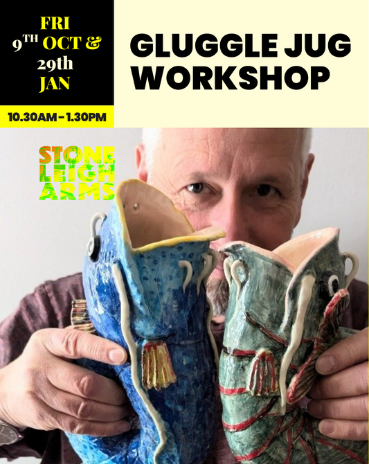 Gluggle Jug Workshop with Great Pottery Throwdown Finalist David Short| Friday 9 Oct and Friday 29th January