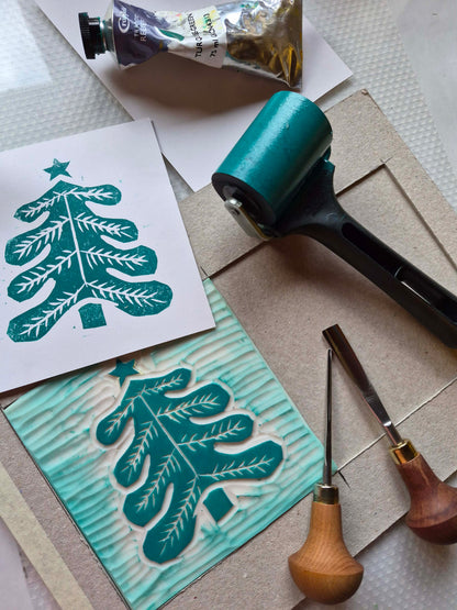 Lino Print Christmas Card Workshops | Saturday 5th December and Tuesday 8th December