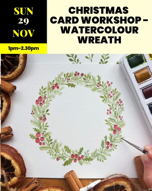 Christmas Card Wreath Workshop | Sunday 29th November