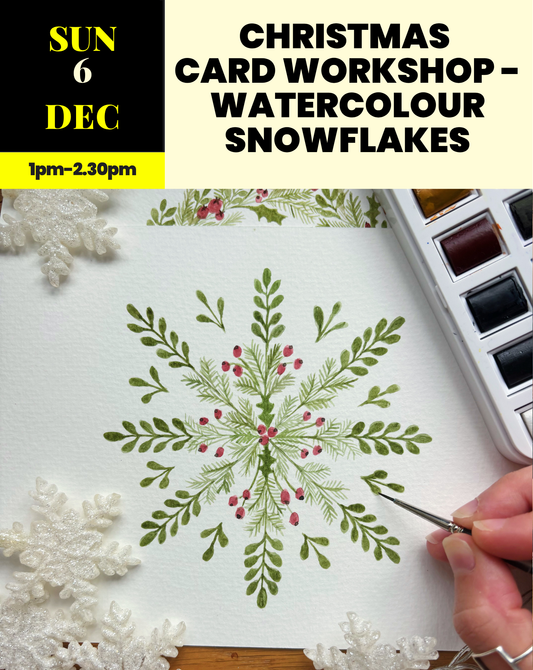 Christmas Card Snowflake Workshop | Sunday 6th December