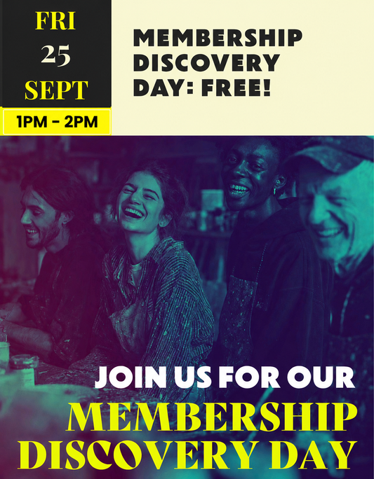 Membership discovery day | FREE | Friday 25 September