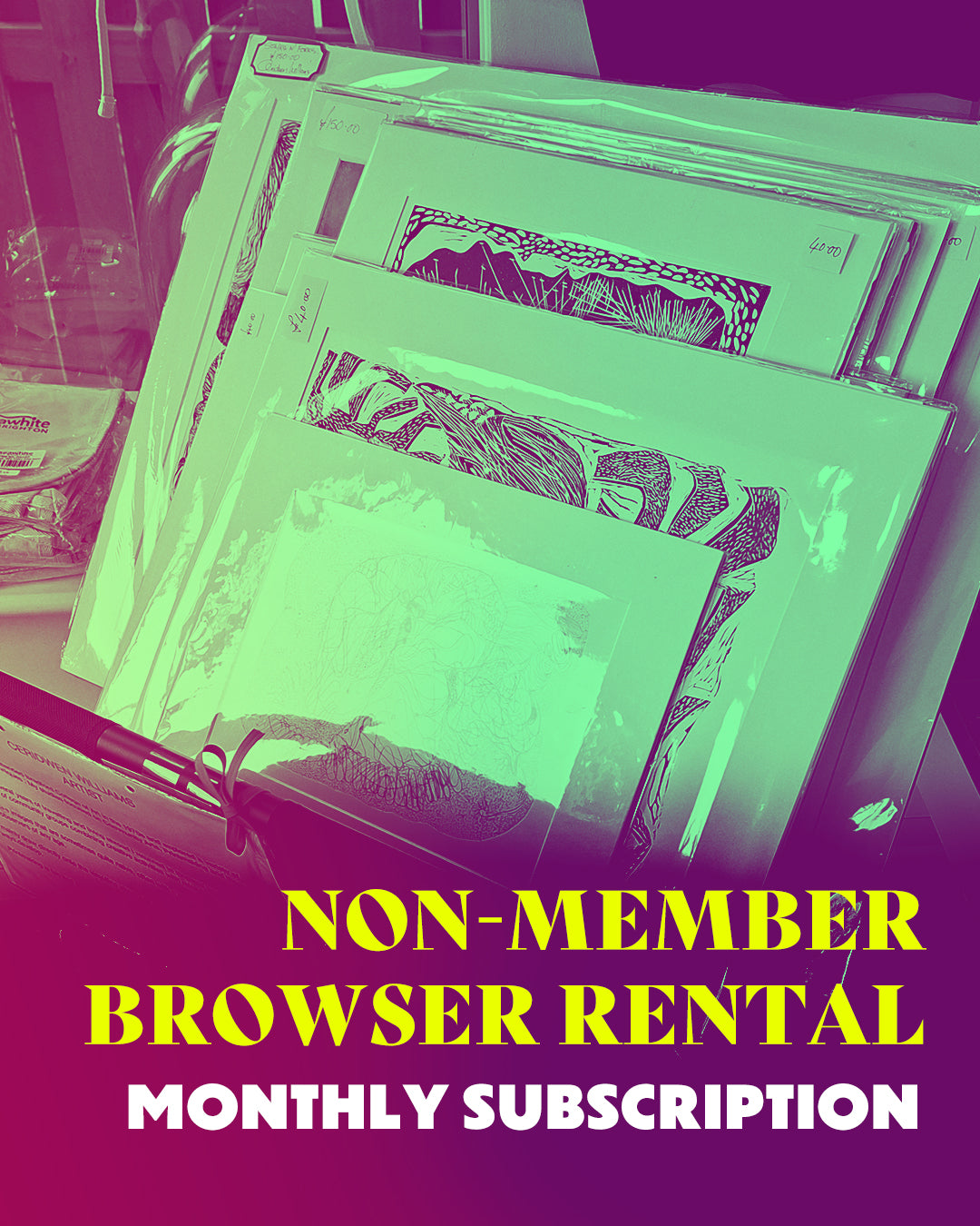 NON-MEMBER Browser Rental monthly subscription