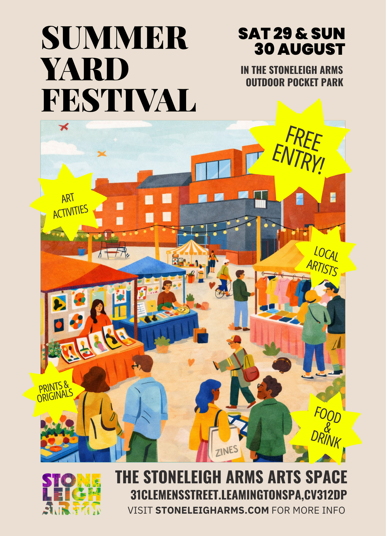 Summer Yard Festival - Market Stall Booking
